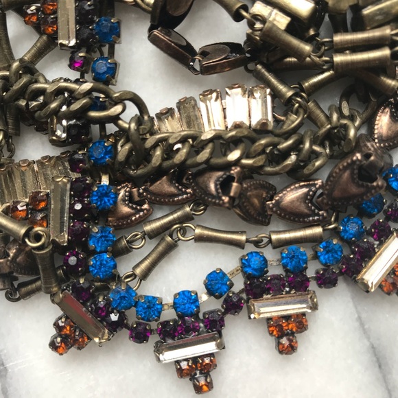 Mixed rhinestone necklace - Picture 4 of 5